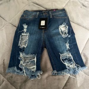 FashionNova Blue Jean shorts